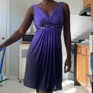 B. Smart Vibrant Purple Dress